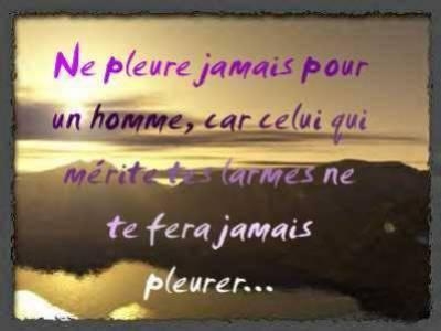 ne pleur jamais