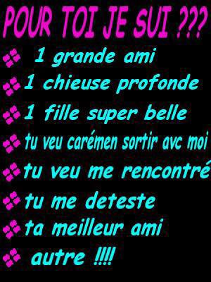 alor tu tape quoi???